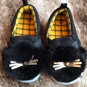Black Kitty Cat Slipper NWOT